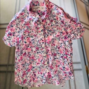 Floral button down
